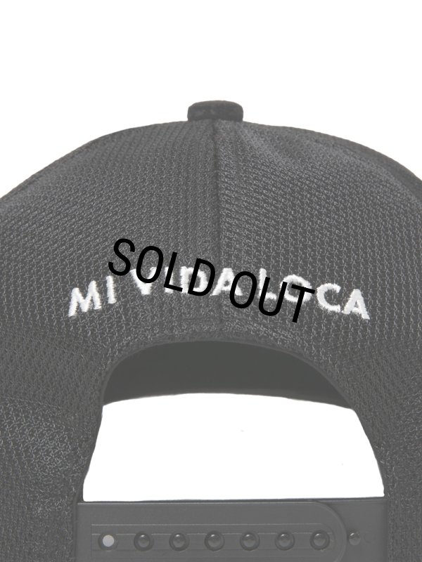 COOTIE PRODUCTIONS/Suede 5 Panel Mesh Cap（Black）［スウェード5