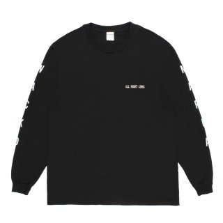 WACKO MARIA/WASHED HEAVY WEIGHT LONG SLEEVE T-SHIRT（BLACK