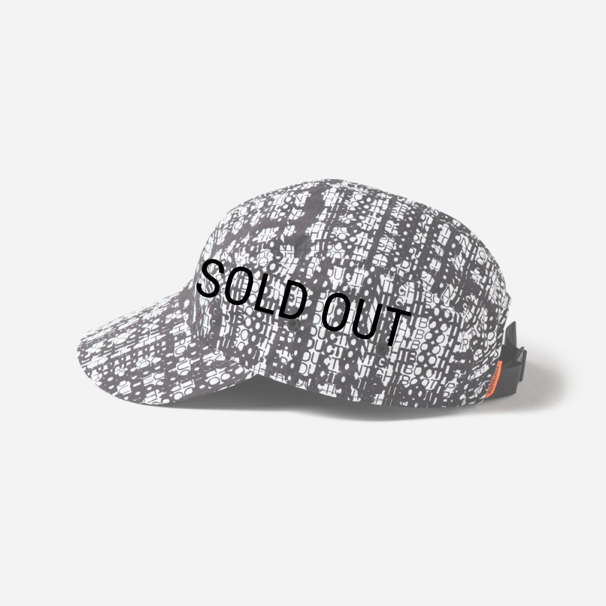 画像3: 【30%OFF】TIGHTBOOTH/BLEEDING LOGO CAMP CAP（Black）［ブリーディングロゴキャンプキャップ-26春夏］ (3)