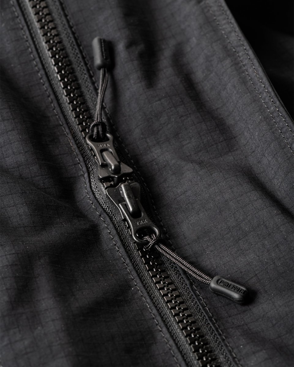 画像9: TIGHTBOOTH/TRIPLE POCKET RIPSTOP BIG TOTE（Black）［トリプルポケットビッグトート-26春夏］ (9)