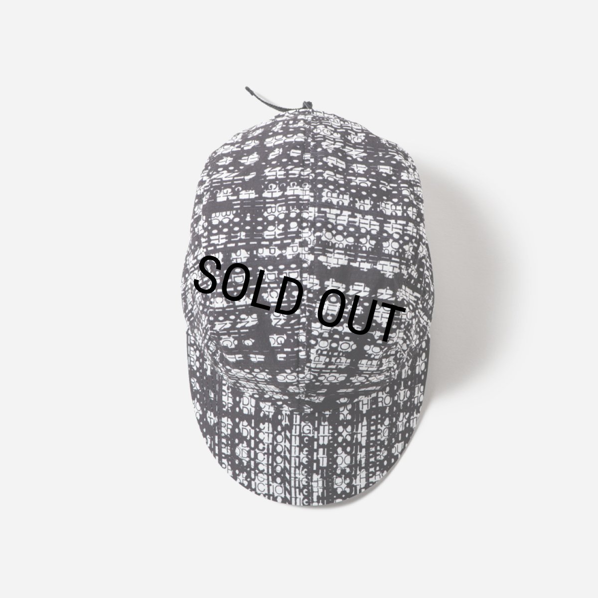 画像6: 【30%OFF】TIGHTBOOTH/BLEEDING LOGO CAMP CAP（Black）［ブリーディングロゴキャンプキャップ-26春夏］ (6)