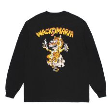 画像1: WACKO MARIA/TIM LEHI / WASHED HEAVY WEIGHT LONG SLEEVE T-SHIRT（BLACK）［プリント長袖T-26春夏］ (1)