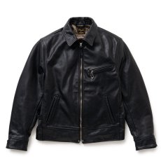 画像1: RATS/30's LEATHER SPORTS JKT（BLACK）［30'sレザースポーツJKT-26春夏］ (1)