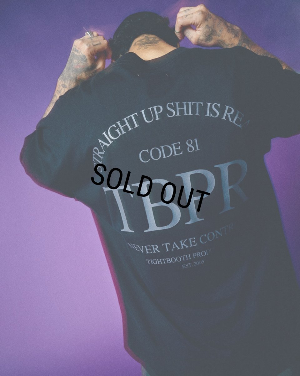 画像7: TIGHTBOOTH/STRAIGHT UP S/S T-SHIRT（Black）［ストレートアップT-26春夏］ (7)