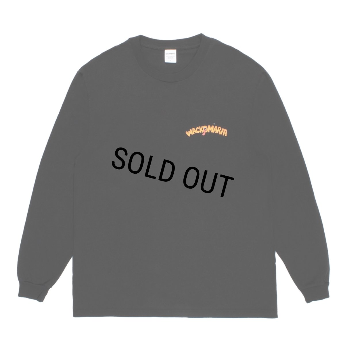 画像2: WACKO MARIA/TIM LEHI / WASHED HEAVY WEIGHT LONG SLEEVE T-SHIRT（BLACK）［プリント長袖T-26春夏］ (2)