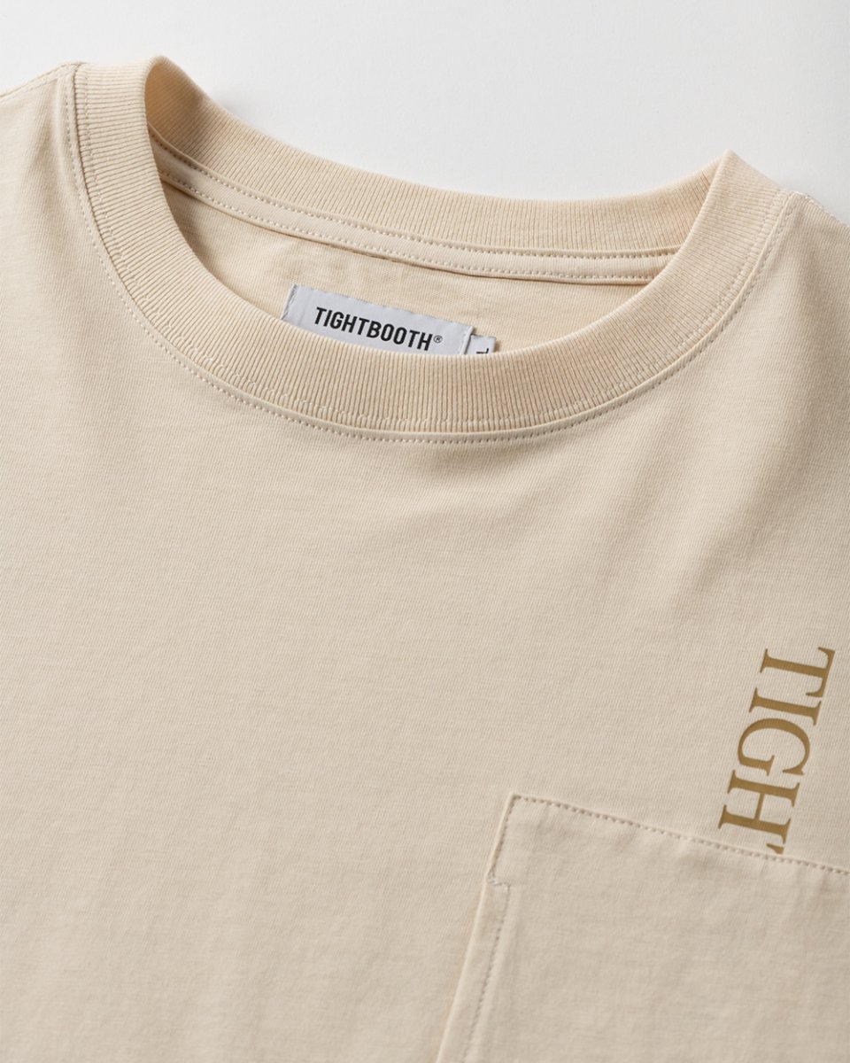 画像3: TIGHTBOOTH/STRAIGHT UP S/S T-SHIRT（Cream）［ストレートアップT-26春夏］ (3)