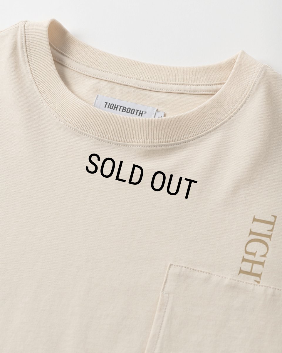 画像3: 【20%OFF】TIGHTBOOTH/STRAIGHT UP S/S T-SHIRT（Cream）［ストレートアップT-26春夏］ (3)