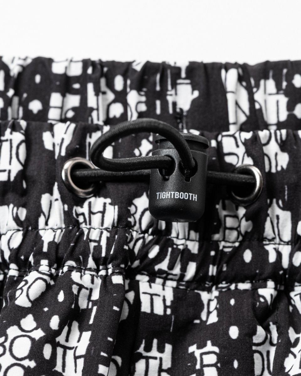 画像5: TIGHTBOOTH/BLEEDING LOGO BALLOON PANTS（Black）［ブリーディングロゴバルーンパンツ-26春夏］ (5)