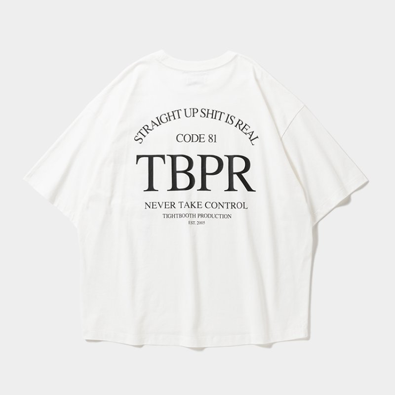 画像2: TIGHTBOOTH/STRAIGHT UP S/S T-SHIRT（White）［ストレートアップT-26春夏］