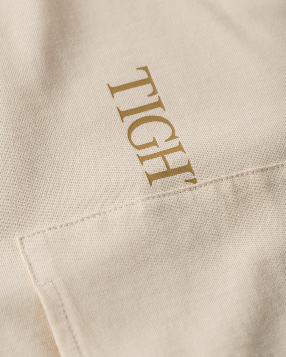 画像5: TIGHTBOOTH/STRAIGHT UP S/S T-SHIRT（Cream）［ストレートアップT-26春夏］ (5)