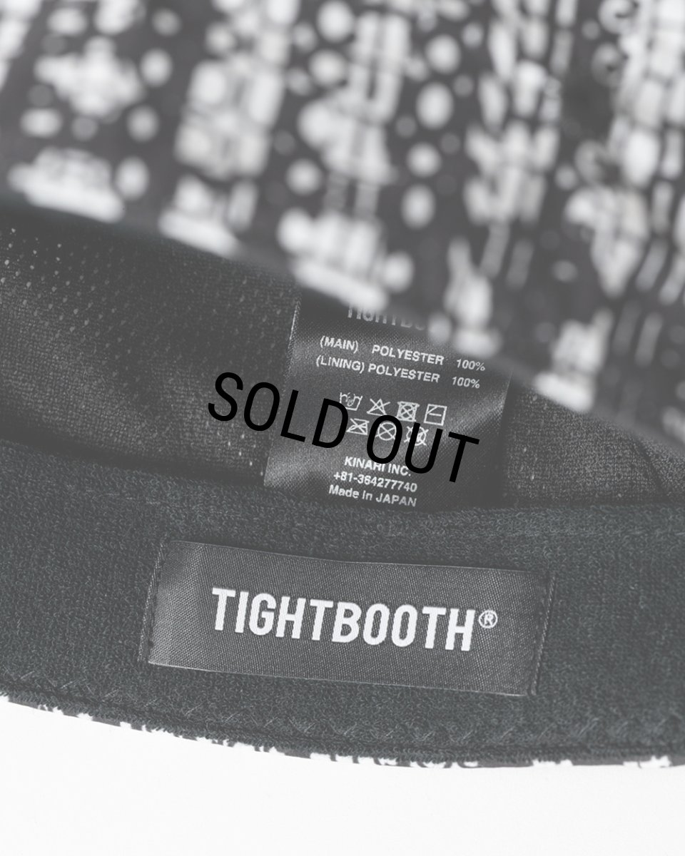 画像10: 【30%OFF】TIGHTBOOTH/BLEEDING LOGO CAMP CAP（Black）［ブリーディングロゴキャンプキャップ-26春夏］ (10)