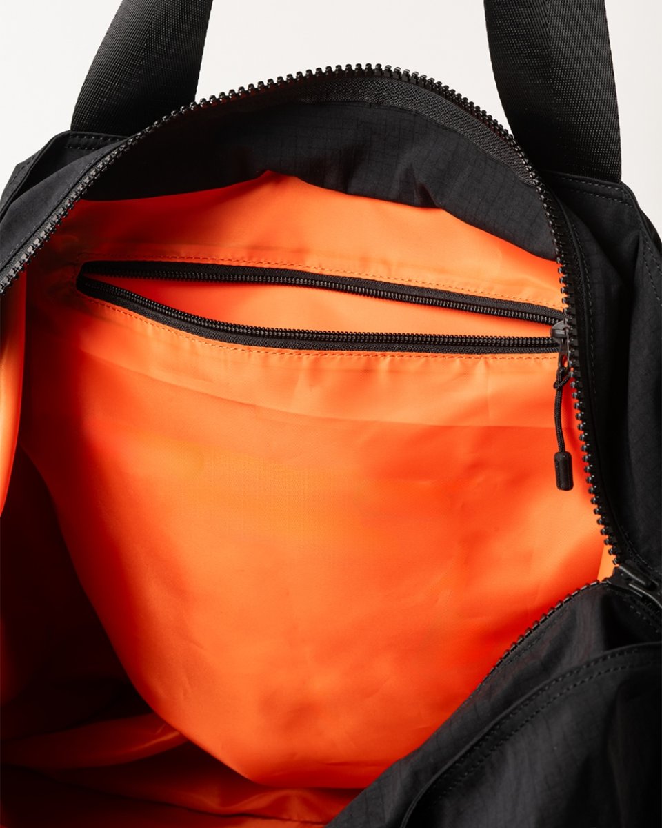 画像10: TIGHTBOOTH/TRIPLE POCKET RIPSTOP BIG TOTE（Black）［トリプルポケットビッグトート-26春夏］ (10)