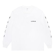 画像1: WACKO MARIA/WASHED HEAVY WEIGHT LONG SLEEVE T-SHIRT（WHITE）［プリント+刺繍長袖T-26春夏］ (1)