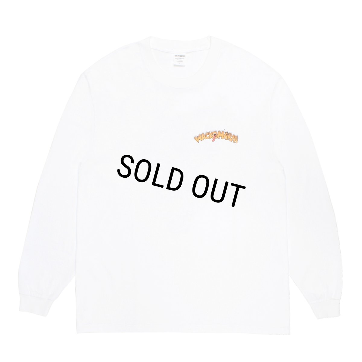 画像2: WACKO MARIA/TIM LEHI / WASHED HEAVY WEIGHT LONG SLEEVE T-SHIRT（WHITE）［プリント長袖T-26春夏］ (2)