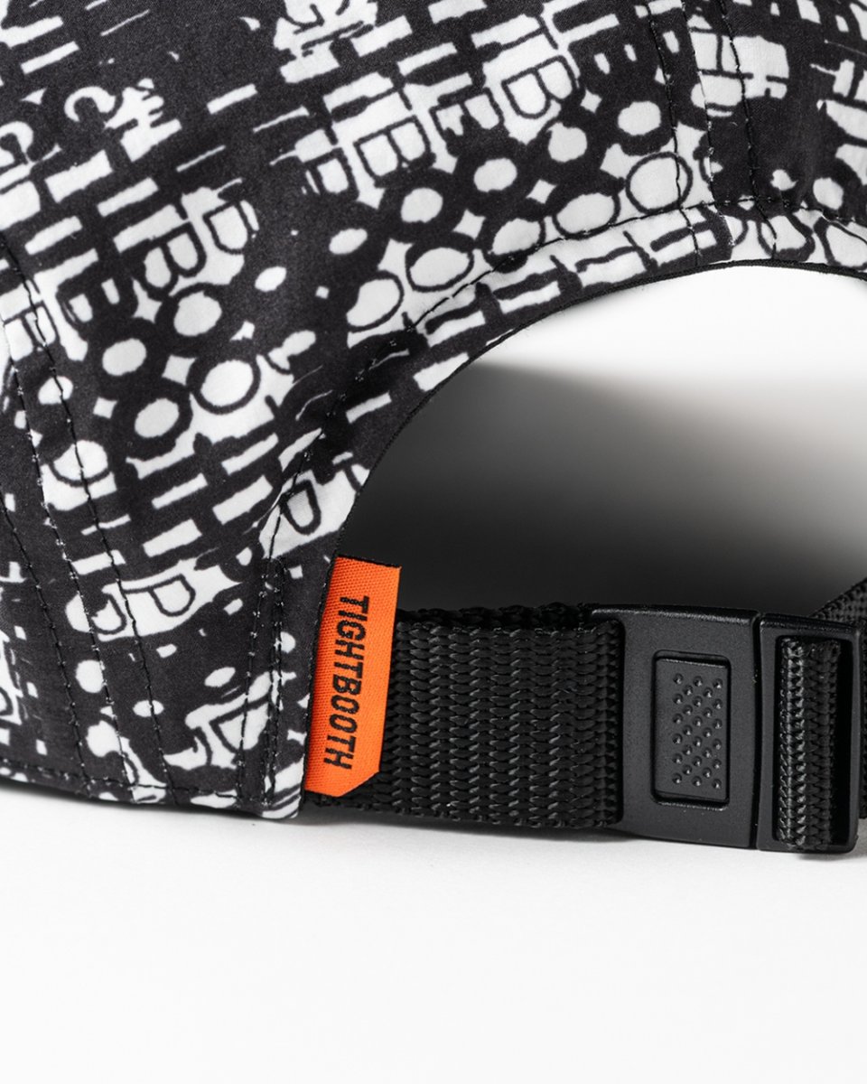 画像8: TIGHTBOOTH/BLEEDING LOGO CAMP CAP（Black）［ブリーディングロゴキャンプキャップ-26春夏］ (8)