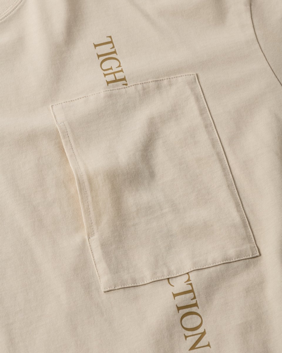 画像4: TIGHTBOOTH/STRAIGHT UP S/S T-SHIRT（Cream）［ストレートアップT-26春夏］ (4)