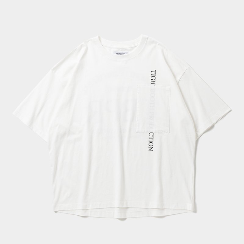 画像1: TIGHTBOOTH/STRAIGHT UP S/S T-SHIRT（White）［ストレートアップT-26春夏］