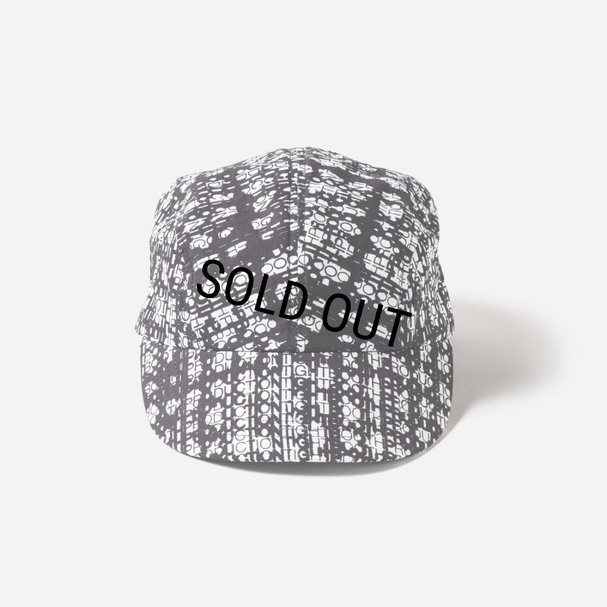 画像2: 【30%OFF】TIGHTBOOTH/BLEEDING LOGO CAMP CAP（Black）［ブリーディングロゴキャンプキャップ-26春夏］ (2)