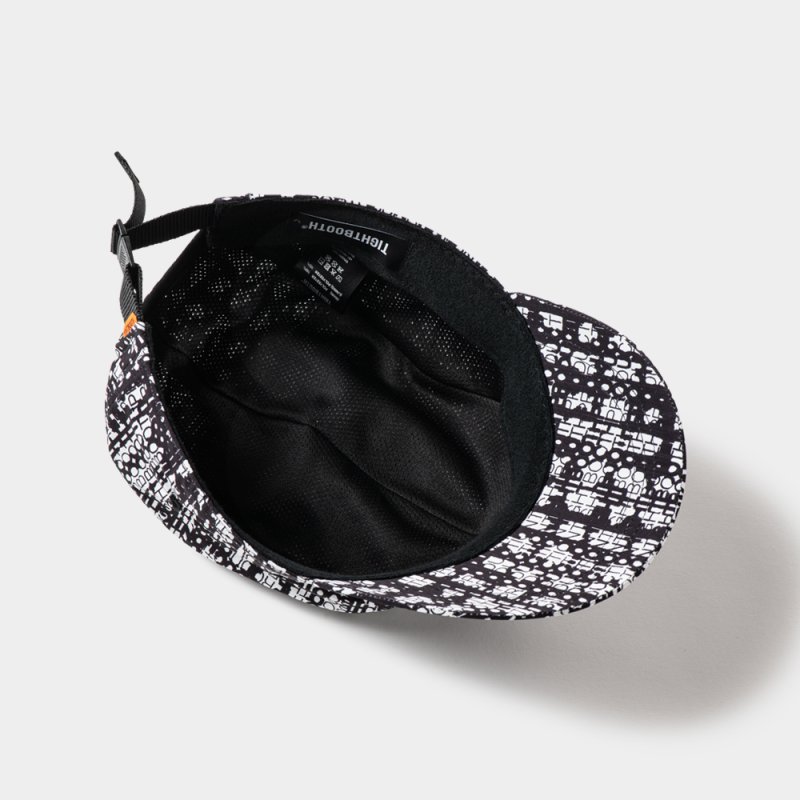 画像3: TIGHTBOOTH/BLEEDING LOGO CAMP CAP（Black）［ブリーディングロゴキャンプキャップ-26春夏］