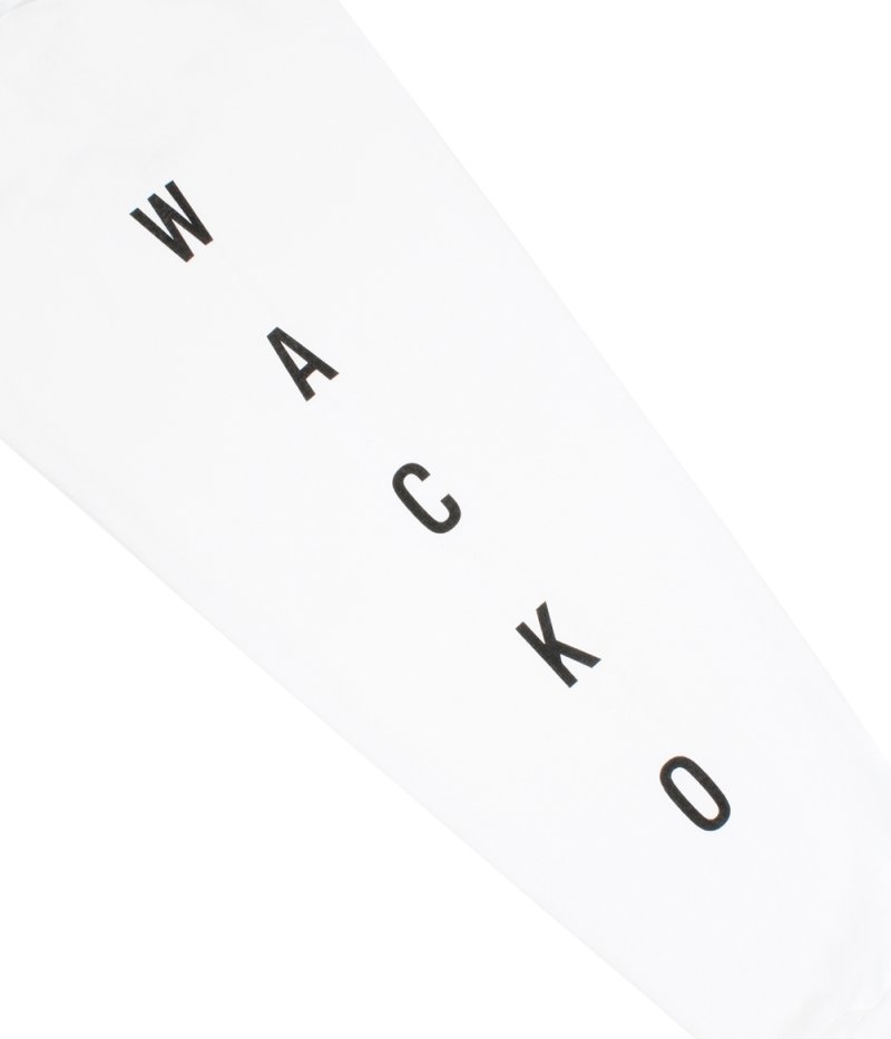 画像3: WACKO MARIA/WASHED HEAVY WEIGHT LONG SLEEVE T-SHIRT（WHITE）［プリント+刺繍長袖T-26春夏］