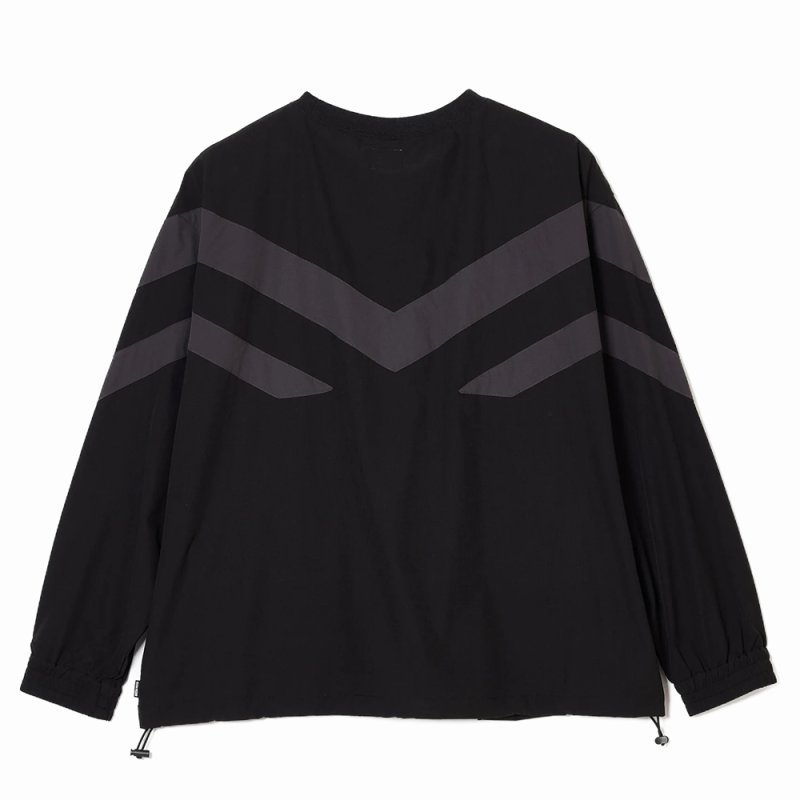 画像2: BUENA VISTA/TRACK PULLOVER（BLACK）［トラックプルオーバー-26春夏］