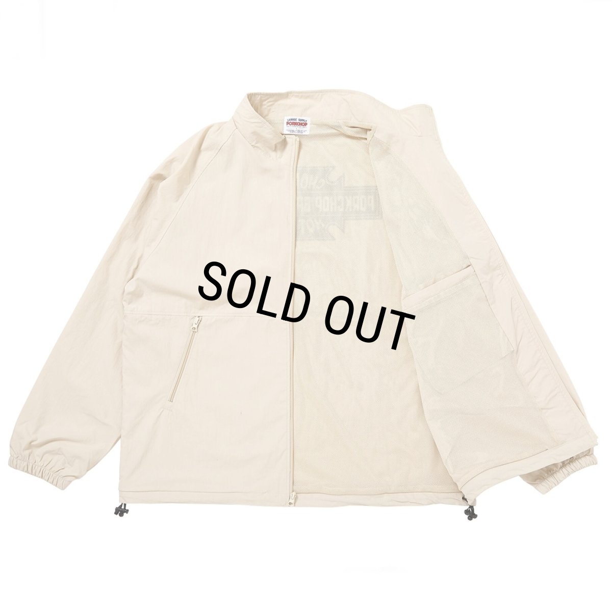 画像3: PORKCHOP/BAR&SHIELD TRACK JKT（CREAM）［バー&シールドトラックJKT-26春夏］ (3)
