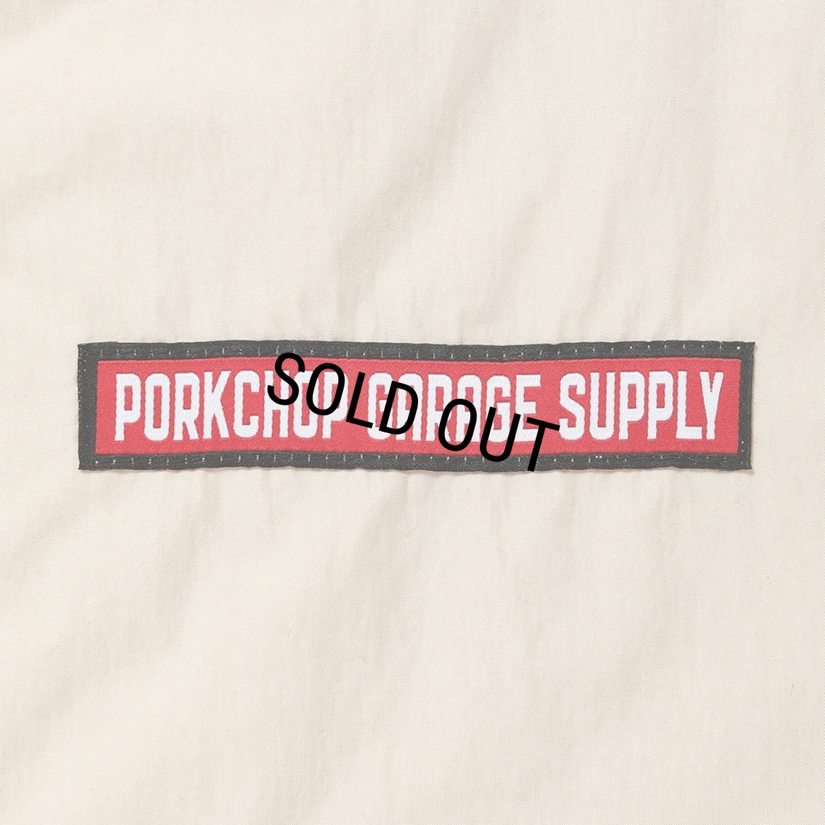 画像5: PORKCHOP/BAR&SHIELD TRACK JKT（CREAM）［バー&シールドトラックJKT-26春夏］ (5)