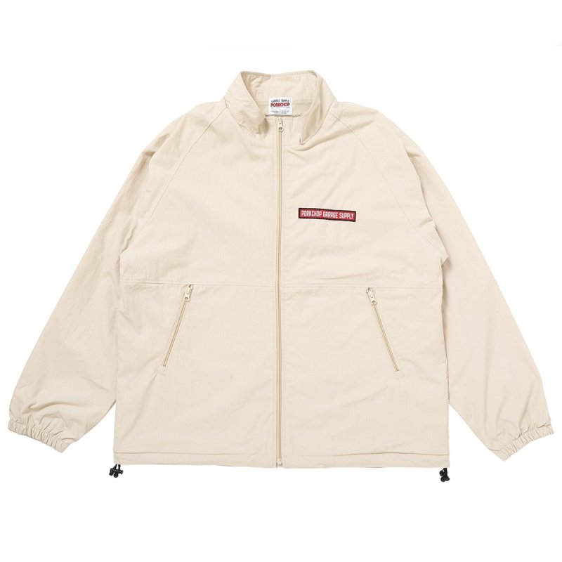 画像1: PORKCHOP/BAR&SHIELD TRACK JKT（CREAM）［バー&シールドトラックJKT-26春夏］