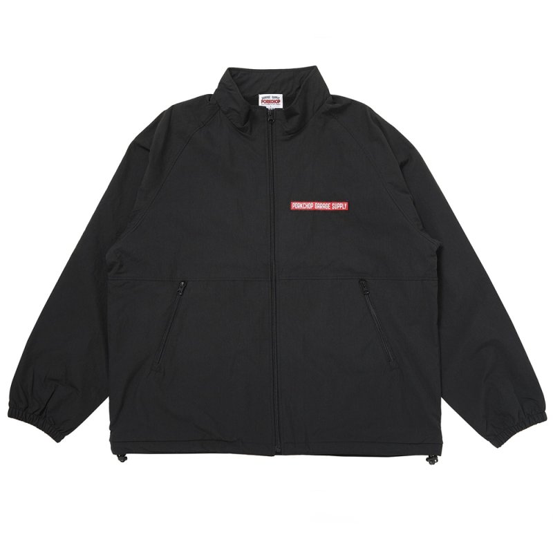 画像1: PORKCHOP/BAR&SHIELD TRACK JKT（BLACK）［バー&シールドトラックJKT-26春夏］