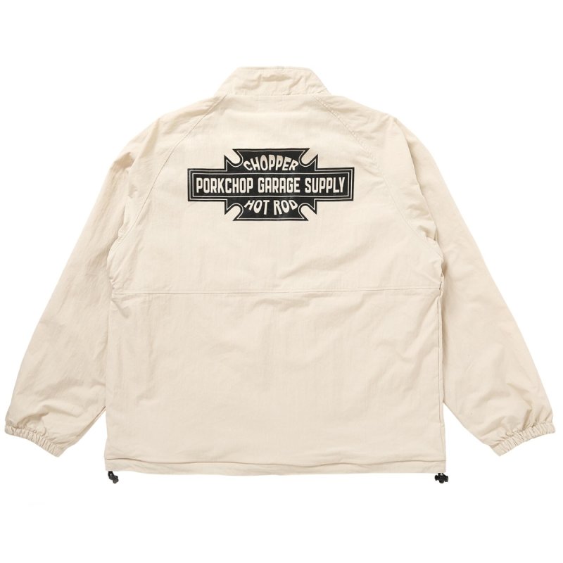 画像2: PORKCHOP/BAR&SHIELD TRACK JKT（CREAM）［バー&シールドトラックJKT-26春夏］