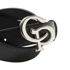 画像3: COOTIE PRODUCTIONS/Symbol Buckle Leather Belt（Black/Silver）［シンボルバックルレザーベルト-26春夏］ (3)