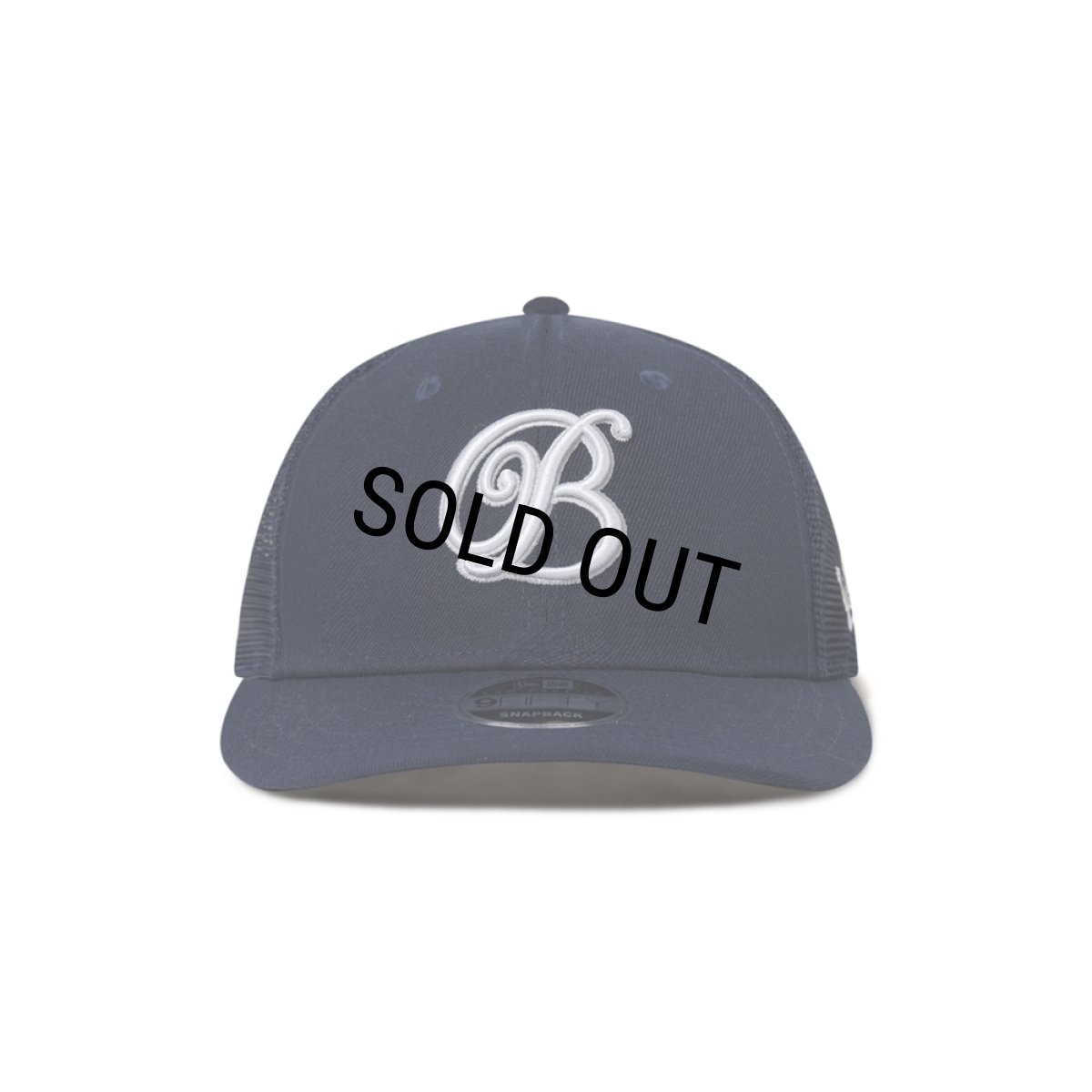 画像1: BlackEyePatch/B EMBLEM NEW ERA MESH CAP（NAVY） (1)