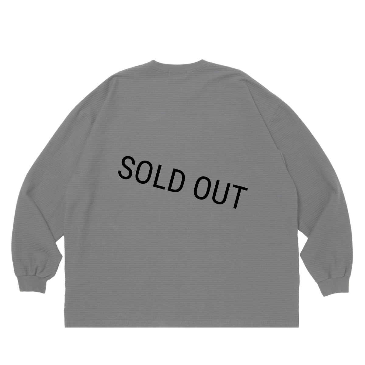 画像2: COOTIE PRODUCTIONS/Bumpy Border Jersey L/S Tee（Black）［バンピーボーダー長袖T-26春夏］ (2)