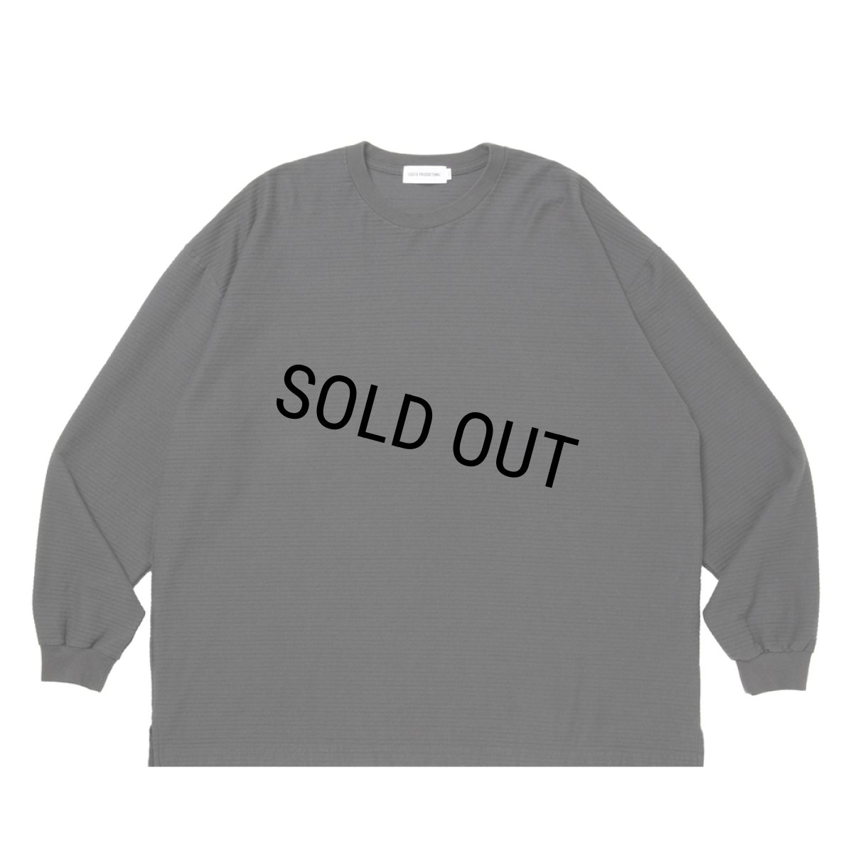 画像1: COOTIE PRODUCTIONS/Bumpy Border Jersey L/S Tee（Black）［バンピーボーダー長袖T-26春夏］ (1)