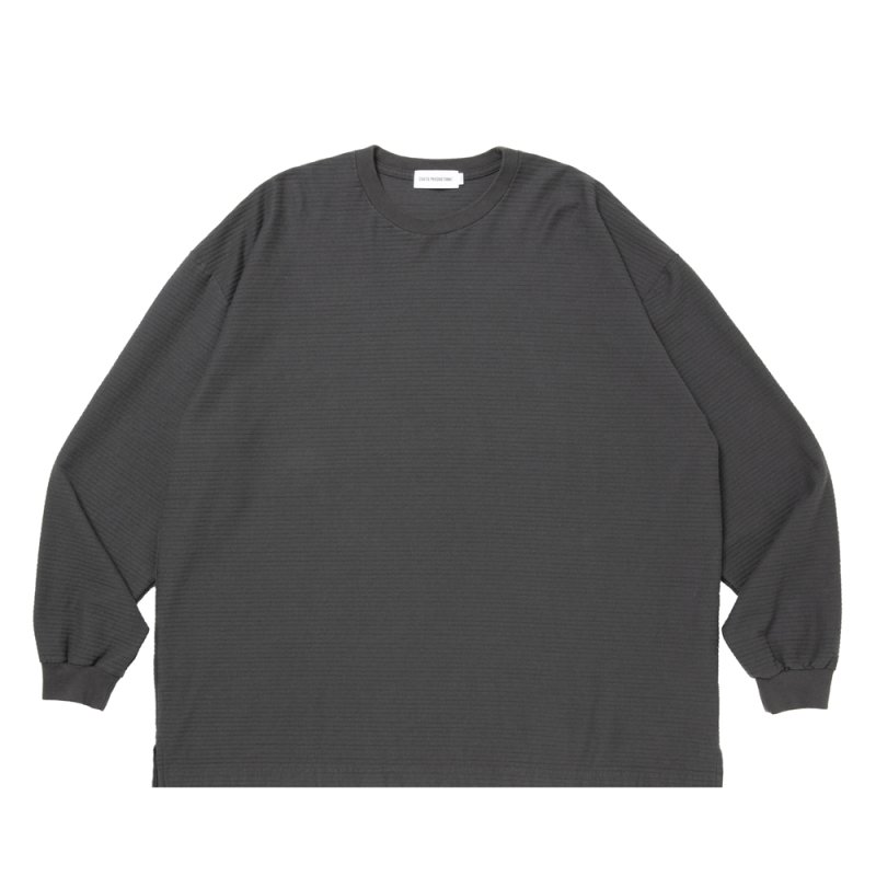 画像1: COOTIE PRODUCTIONS/Bumpy Border Jersey L/S Tee（Black）［バンピーボーダー長袖T-26春夏］