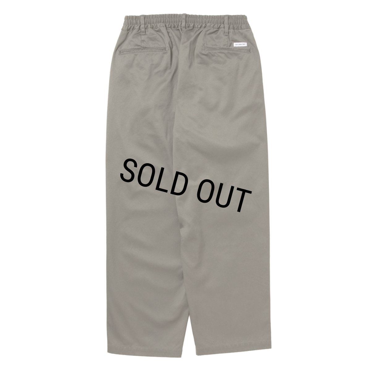 画像2: COOTIE PRODUCTIONS/Westpoint 2 Tuck Easy Trousers（Gray）［ウエストポイントツータックイージートラウザース-26春夏］ (2)