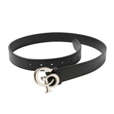 画像4: COOTIE PRODUCTIONS/Symbol Buckle Leather Belt（Black/Silver）［シンボルバックルレザーベルト-26春夏］ (4)