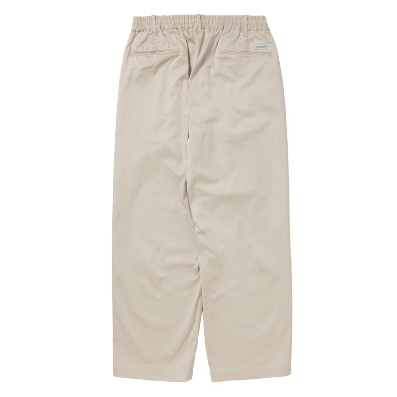 画像2: COOTIE PRODUCTIONS/Westpoint 2 Tuck Easy Trousers（Off Ivory）［ウエストポイントツータックイージートラウザース-26春夏］