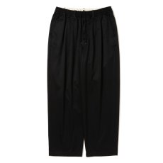 画像1: COOTIE PRODUCTIONS/Westpoint 2 Tuck Easy Trousers（Black）［ウエストポイントツータックイージートラウザース-26春夏］ (1)