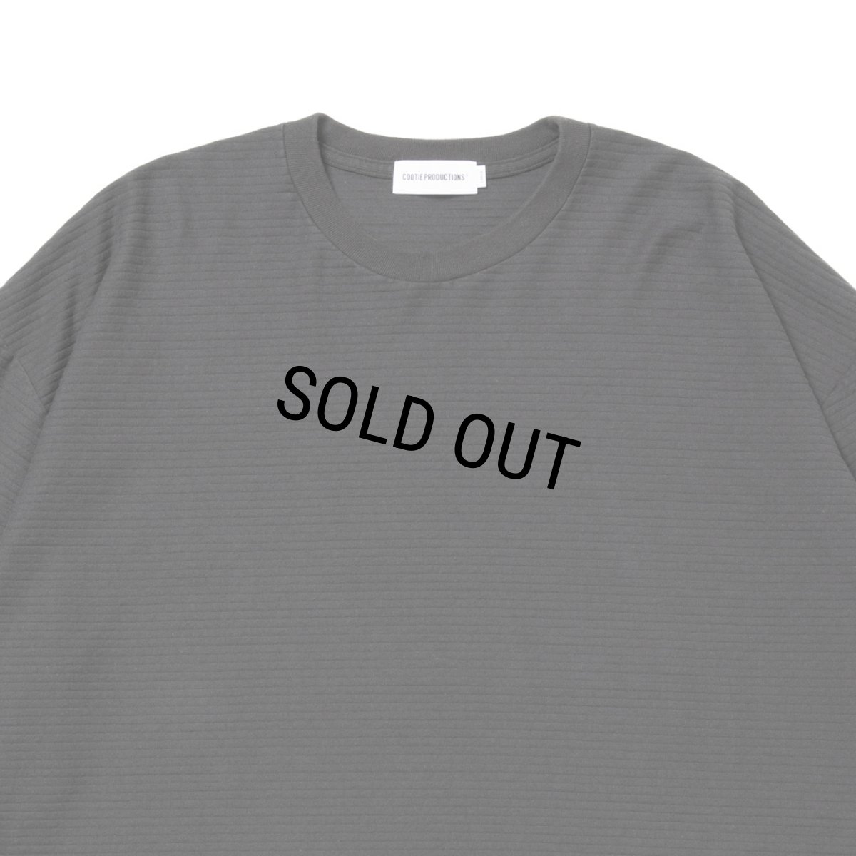 画像3: COOTIE PRODUCTIONS/Bumpy Border Jersey L/S Tee（Black）［バンピーボーダー長袖T-26春夏］ (3)