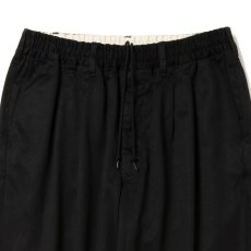 画像3: COOTIE PRODUCTIONS/Westpoint 2 Tuck Easy Trousers（Black）［ウエストポイントツータックイージートラウザース-26春夏］ (3)
