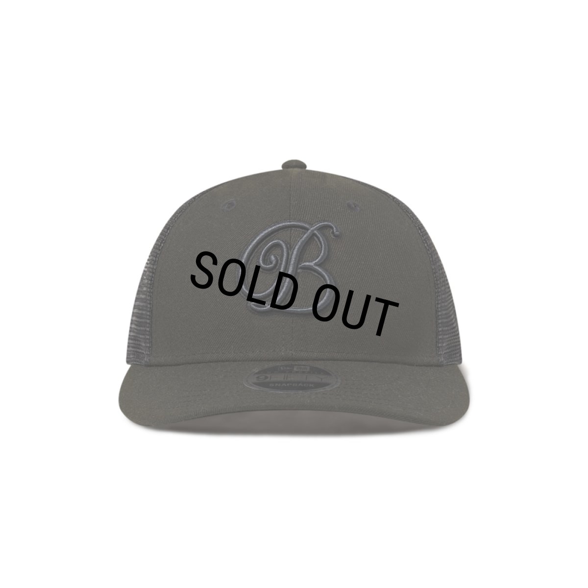 画像1: BlackEyePatch/B EMBLEM NEW ERA MESH CAP（BLACK） (1)