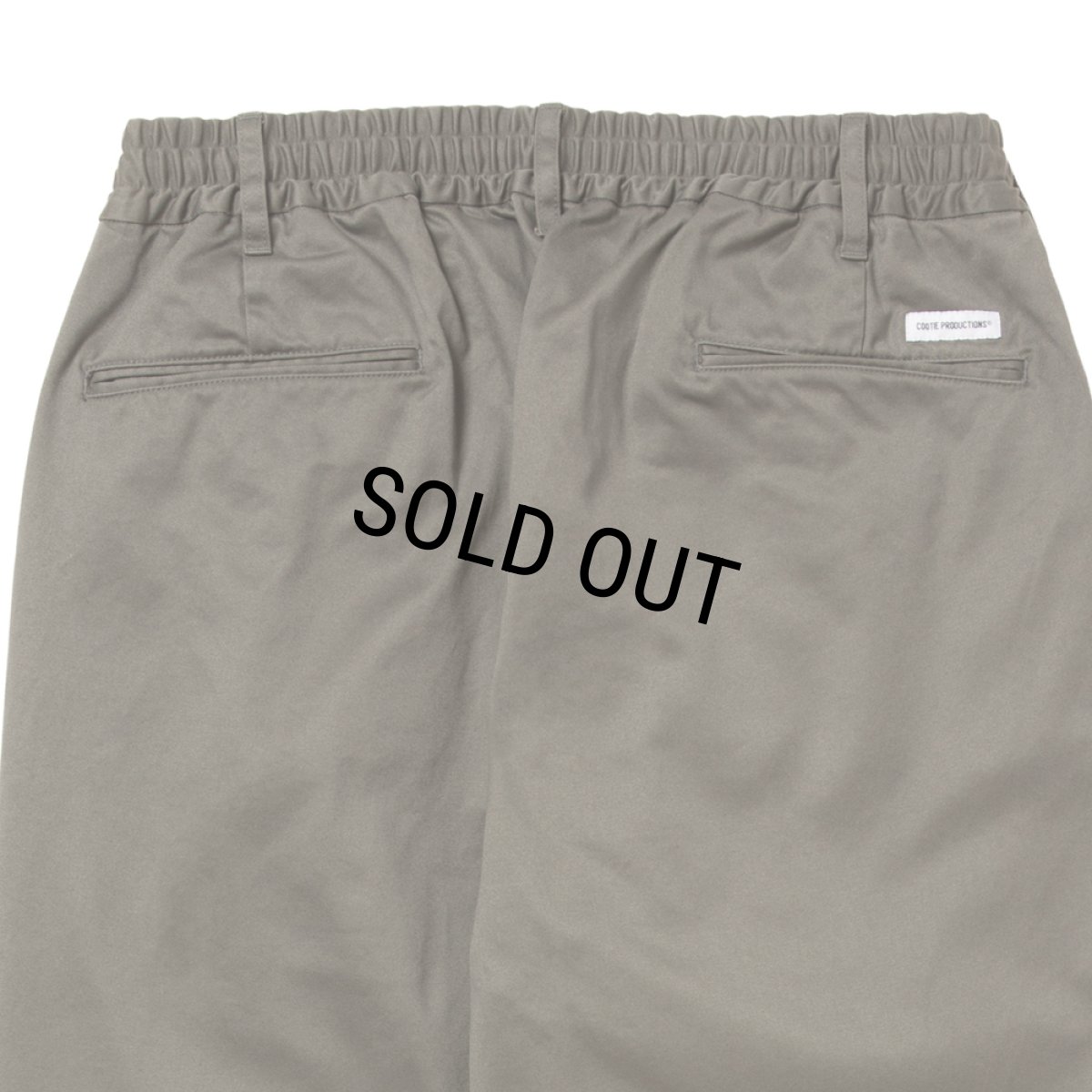 画像4: COOTIE PRODUCTIONS/Westpoint 2 Tuck Easy Trousers（Gray）［ウエストポイントツータックイージートラウザース-26春夏］ (4)