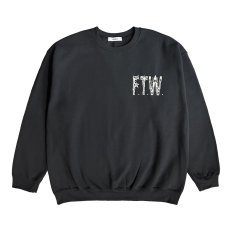 画像1: exodus brand/BORNEO F.T.W. SWEAT CREW NECK（BLACK）［クルーネックスウェット-26春夏］ (1)