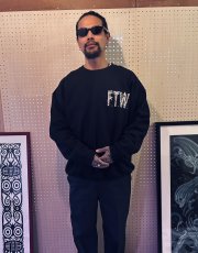 画像2: exodus brand/BORNEO F.T.W. SWEAT CREW NECK（BLACK）［クルーネックスウェット-26春夏］ (2)