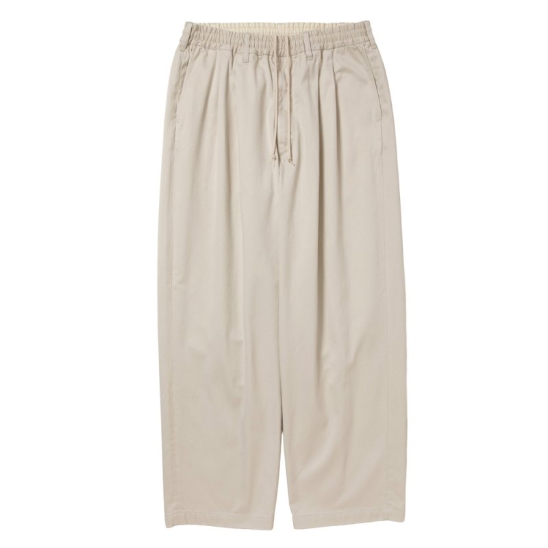 画像1: COOTIE PRODUCTIONS/Westpoint 2 Tuck Easy Trousers（Off Ivory）［ウエストポイントツータックイージートラウザース-26春夏］