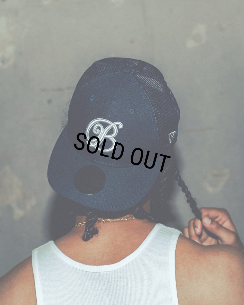 画像3: BlackEyePatch/B EMBLEM NEW ERA MESH CAP（NAVY） (3)