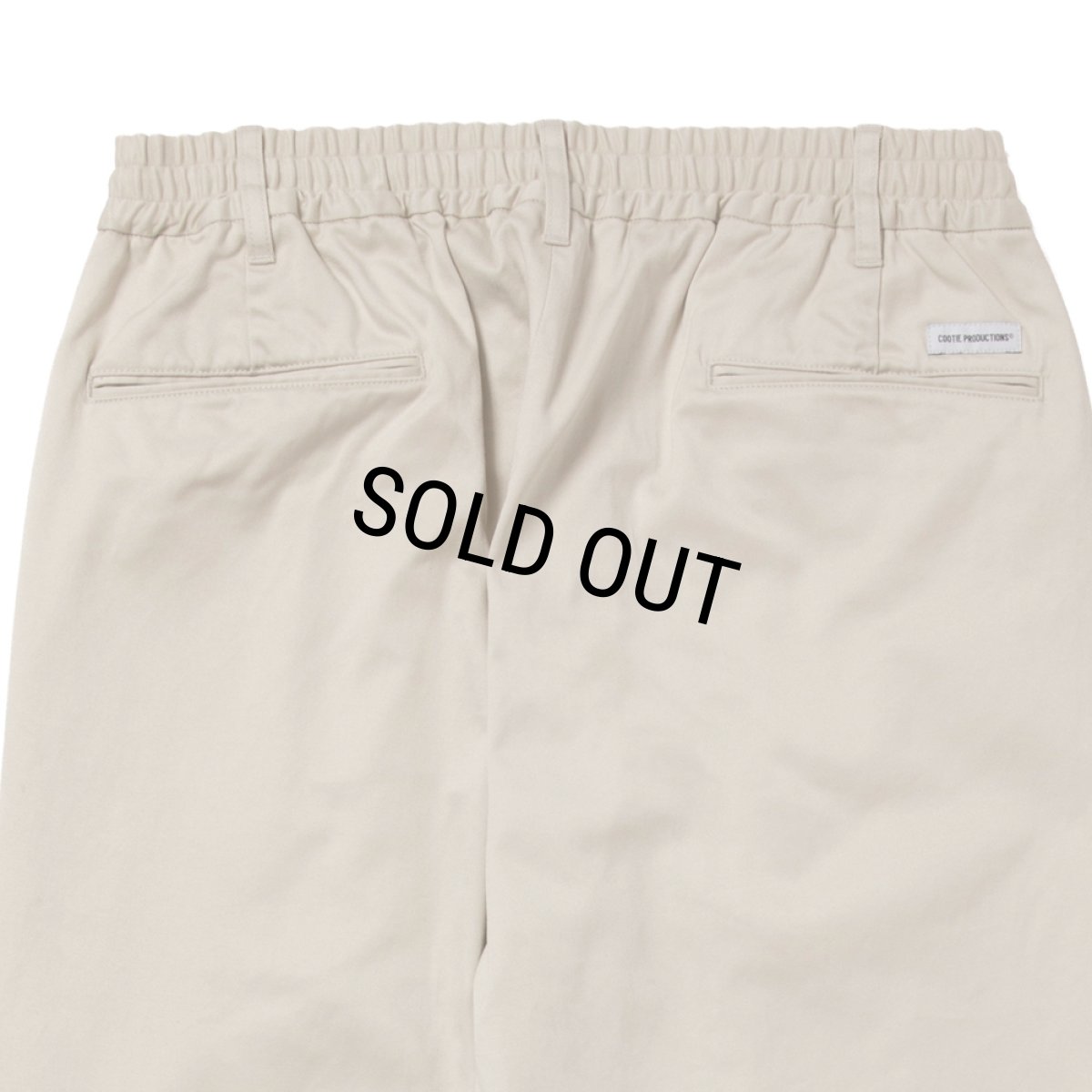 画像4: COOTIE PRODUCTIONS/Westpoint 2 Tuck Easy Trousers（Off Ivory）［ウエストポイントツータックイージートラウザース-26春夏］ (4)
