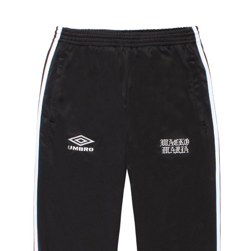 画像2: WACKO MARIA/UMBRO / JERSEY TRACK PANTS（BLACK）［ジャージトラックパンツ-26春夏］