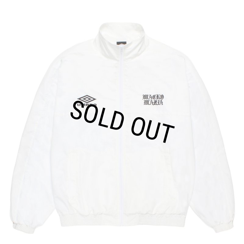 WACKO MARIA/UMBRO / NYLON TRACK JACKET（WHITE）［ナイロントラック